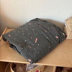 Meri Meri Space Reversible Twin Organic Cotton Non Toxic Bedding